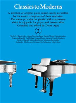 CLASSICS TO MODERNS BOOK 2 PFí«í_í«Œ‚íë_íë__í«í_í«Œ‚íë_íë___ YK20022   upc 9780860014041