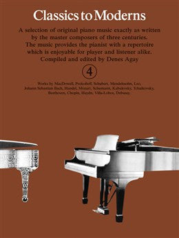 CLASSICS TO MODERNS ̴Ì_̴åÇÌÎ_ÌÎ__̴Ì_̴åÇÌÎ_ÌÎ___ BOOK 4 PF̴Ì_̴åÇÌÎ_ÌÎ__̴Ì_̴åÇÌÎ_ÌÎ___ YK20048   upc 9780860014065