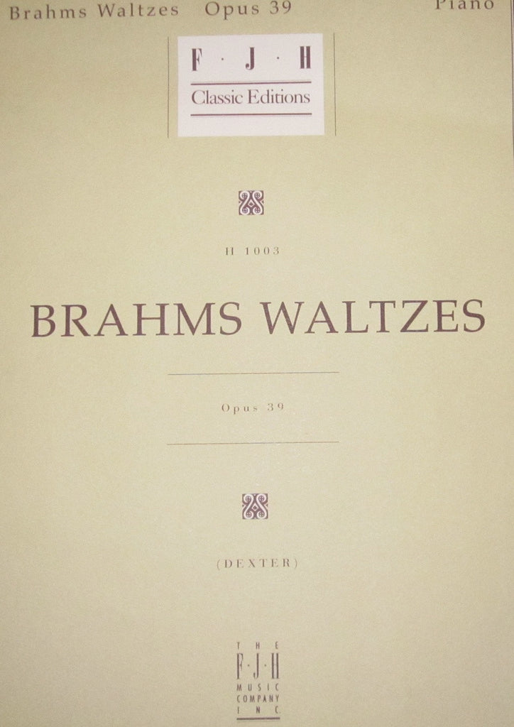 Brahms Waltzes opus 39 h1003   upc
